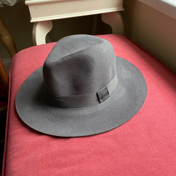 Gray East River Craft Wool Fedora Hat - Picture 2 of 9